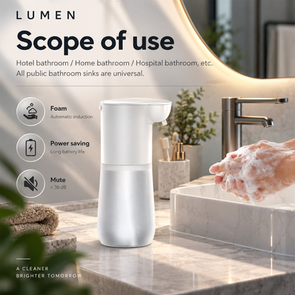 Smart Sensor Automatic Soap Dispenser 350Ml USB Charging Contactless Soap Foam Dispenser Hand Sanitizer Machine