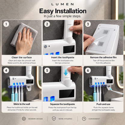 LUMEN UV-C Toothbrush Sanitising Station